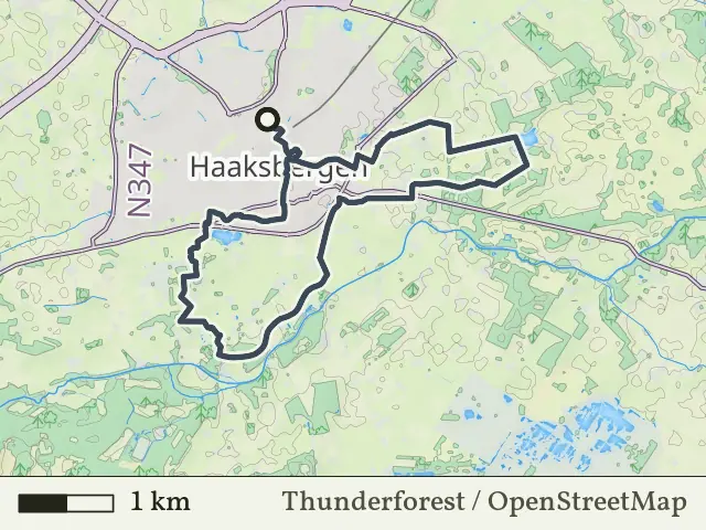 Groene route vanaf Haaksbergen, Haaksbergen