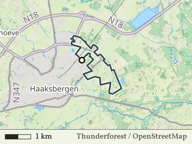 Gele route vanaf De Veldmaat, Haaksbergen