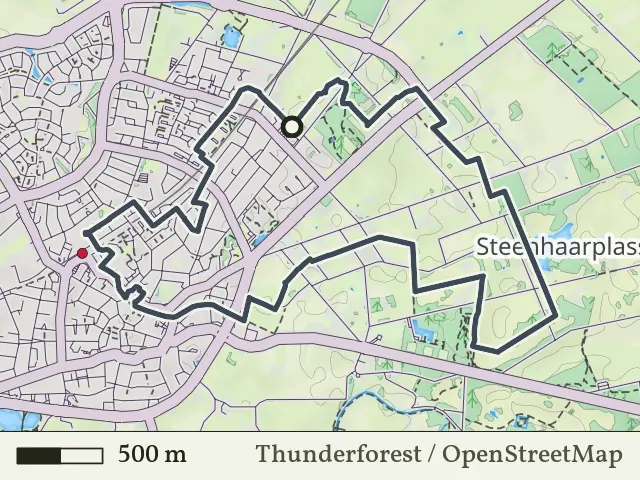 Oranje route vanaf De Veldmaat, Haaksbergen
