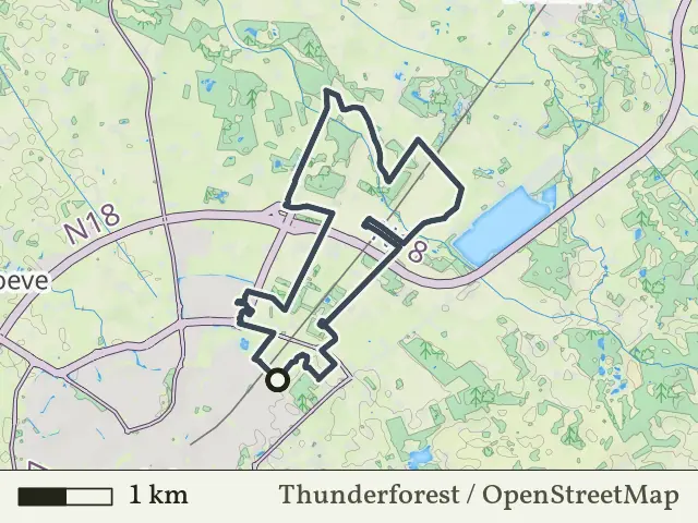 Paarse route vanaf De Veldmaat, Haaksbergen