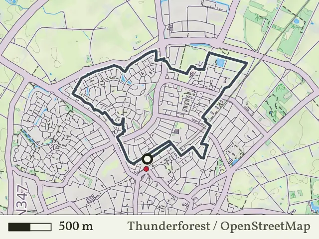 Blauwe route vanaf Haaksbergen, Haaksbergen