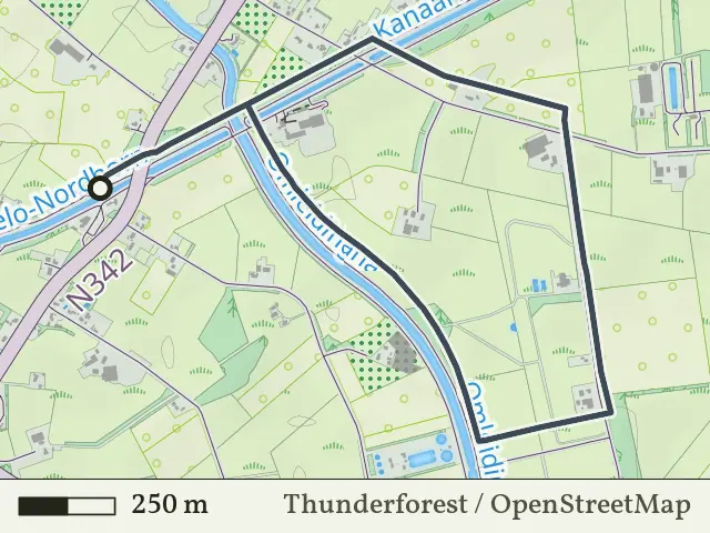 Paarse route vanaf Westeres, Denekamp