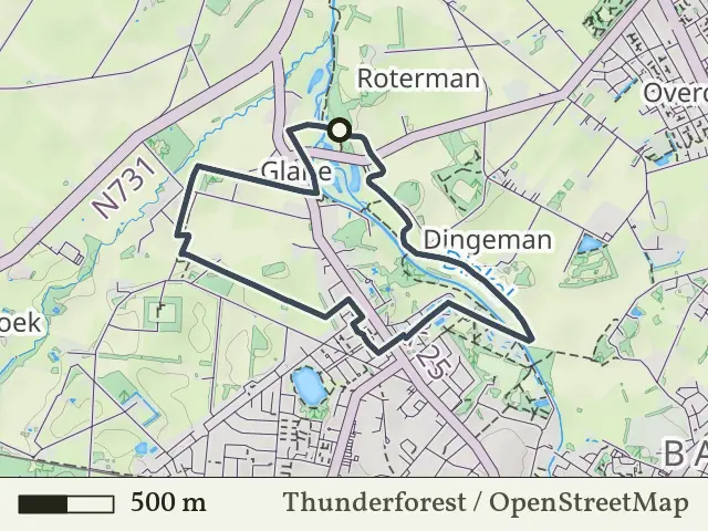 Groene route vanaf Glane, Losser