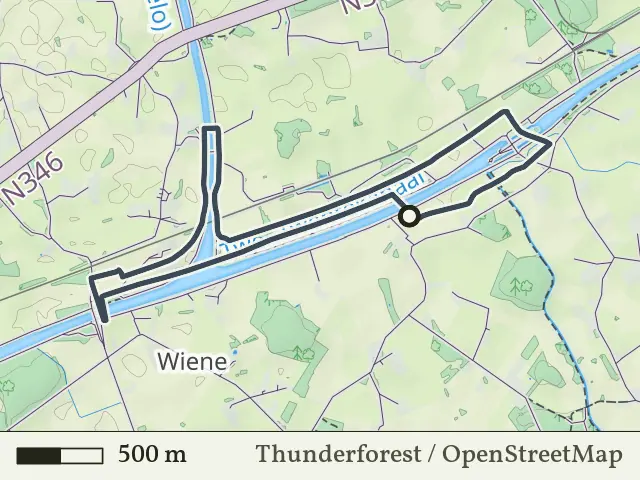 Groene route vanaf Wiene, Ambt Delden