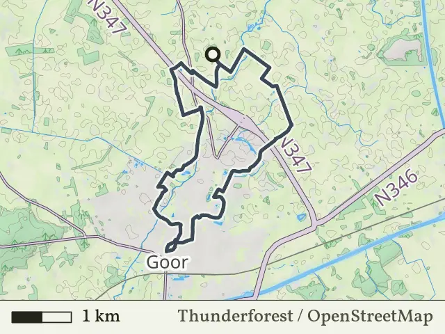 Paarse route vanaf Elsenerbroek, Enter