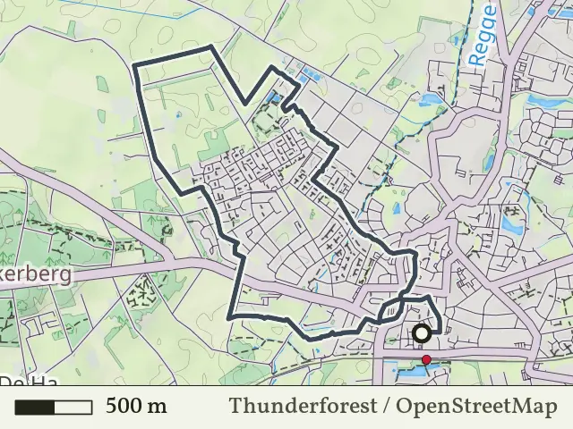 Gele route vanaf Goor, Hof van Twente
