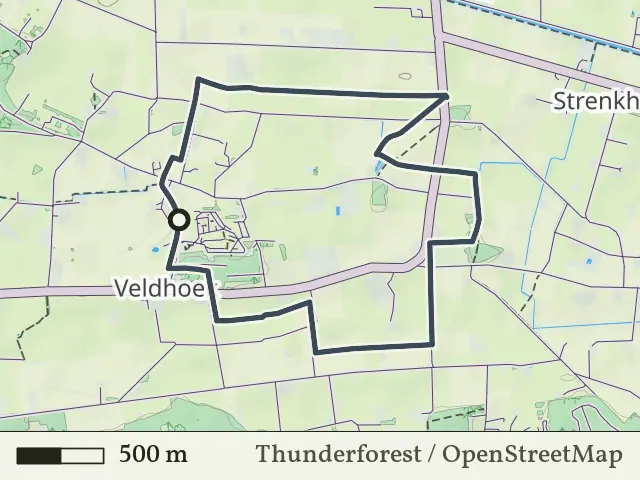 Paarse route vanaf Veldhoek, Heino