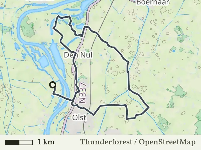 Paarse route vanaf Welsum-TOP, Welsum
