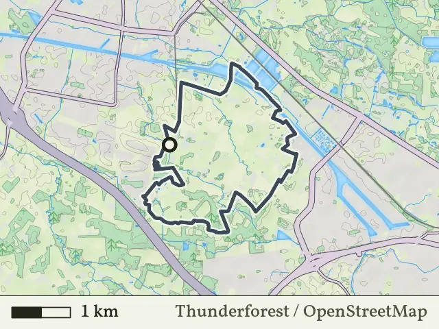Blauwe route vanaf Boeldershoek, Twekkelo