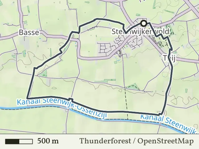 Blauwe route vanaf Steenwijkerwold, Weerribben-Wieden