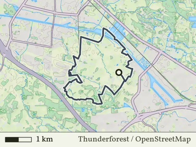 Blauwe route vanaf Twekkelo, Enschede