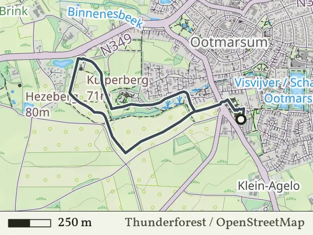 Paarse route vanaf Ootmarsum, Ootmarsum
