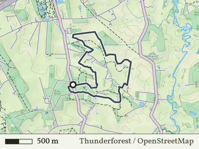 Blauwe route vanaf Duivelshof, De Lutte