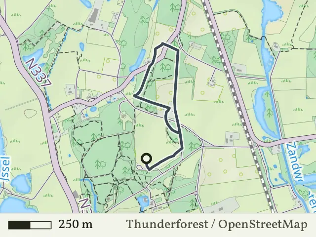 Gele route vanaf De Haere, Olst