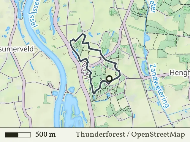 Groene route vanaf De Haere, Olst