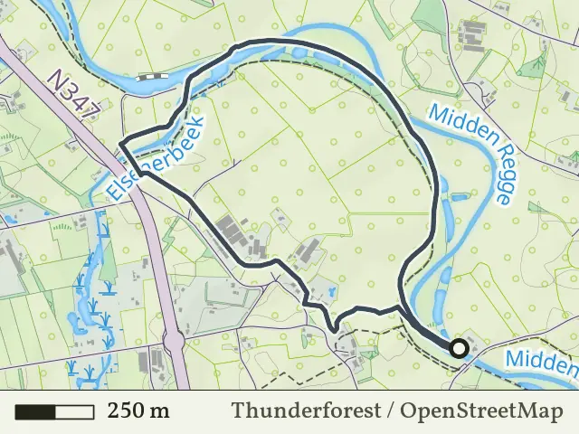 Groene route vanaf Notter-Zuna, Notter