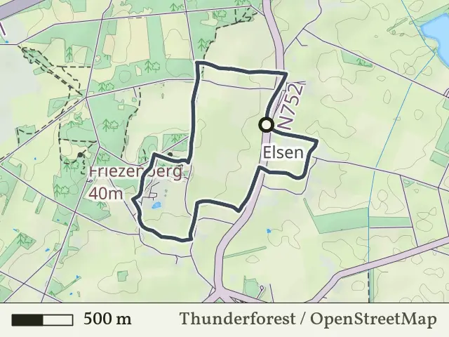 Groene route vanaf Elsen, Hof van Twente