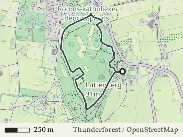 Gele route vanaf Dagcamping Luttenberg, Luttenberg