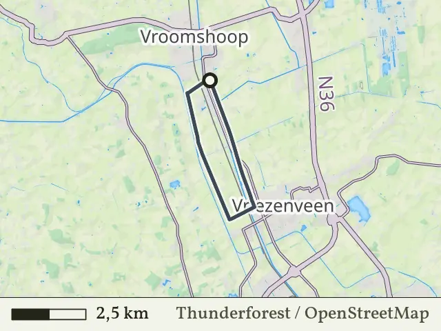 Blauwe route vanaf Daarlerveen, Hellendoorn