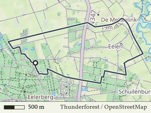 Gele route vanaf Eelerberg, Hellendoorn