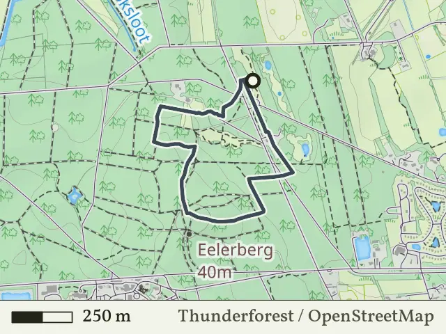 Groene route vanaf Eelerberg, Hellendoorn