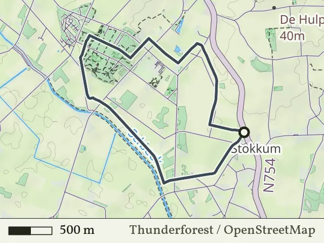 Oranje route vanaf Stokkum, Markelo