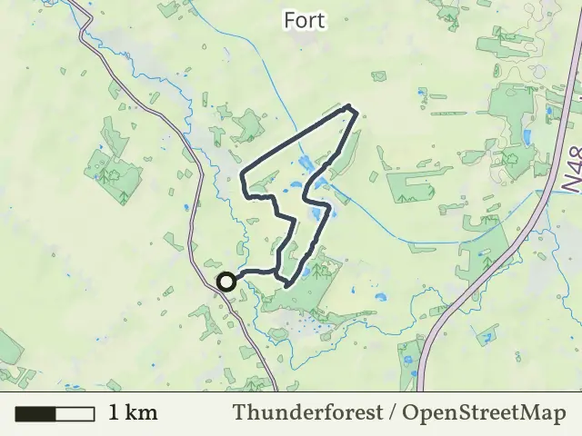 Oranje route vanaf Oud Avereest, Hardenberg West