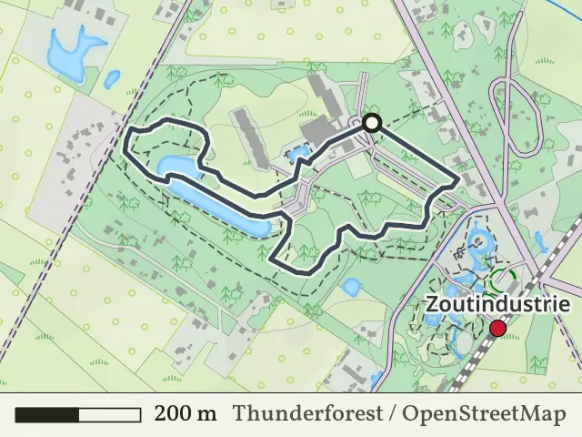 Rode route vanaf Bad Boekelo, Boekelo