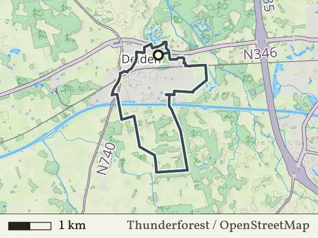 Blauwe route vanaf Delden, Hof van Twente