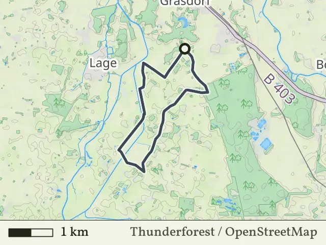 Rode route vanaf Schiphorst-Schiffhorst, Breklenkamp
