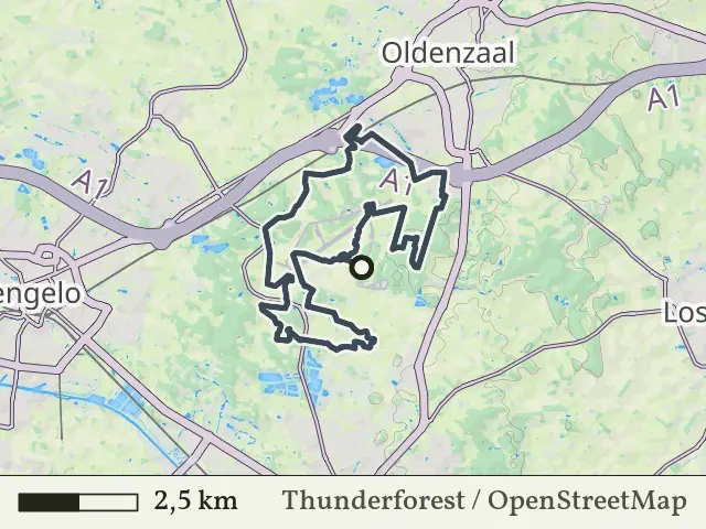 Oranje route vanaf Vliegbasis Twenthe, Vliegveld Twenthe