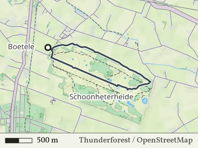 Gele route vanaf Boetelerveld, Mariënheem