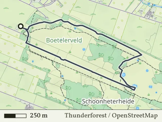 Rode route vanaf Boetelerveld, Mariënheem
