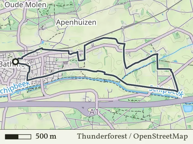 Groene route vanaf Bathmen, Salland