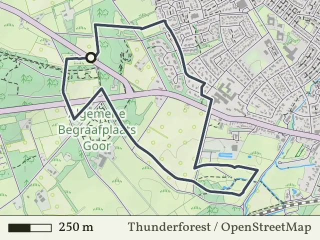 Groene route vanaf De Whee, Goor