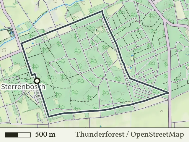 Groene route vanaf Sterrenbosch, Dalfsen