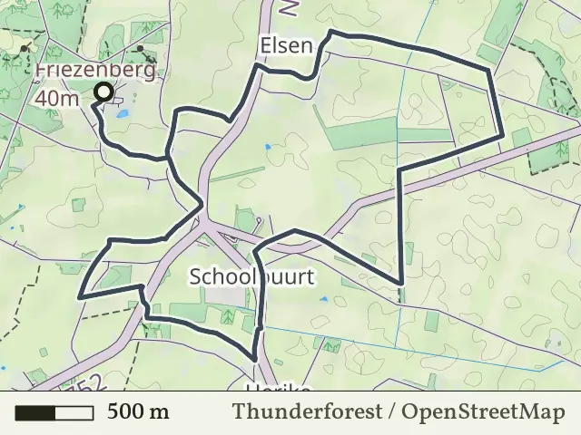 Oranje route vanaf Bovenberg, Markelo