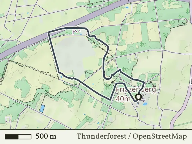 Paarse route vanaf Bovenberg, Markelo