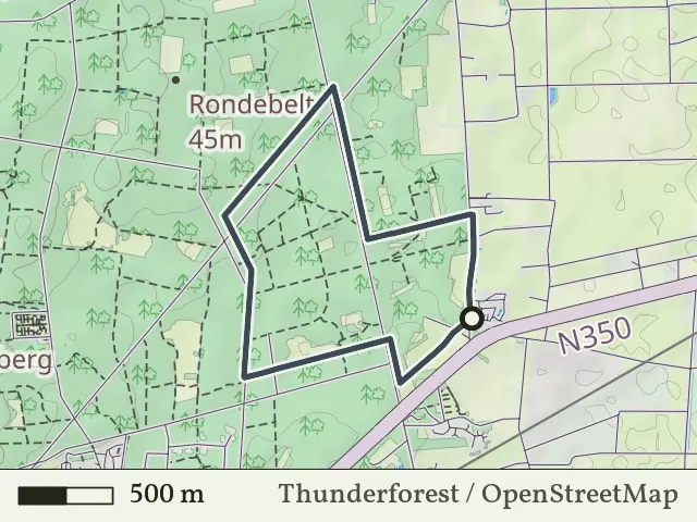 Oranje route vanaf De Keizer, Rijssen