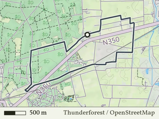 Paarse route vanaf De Keizer, Rijssen