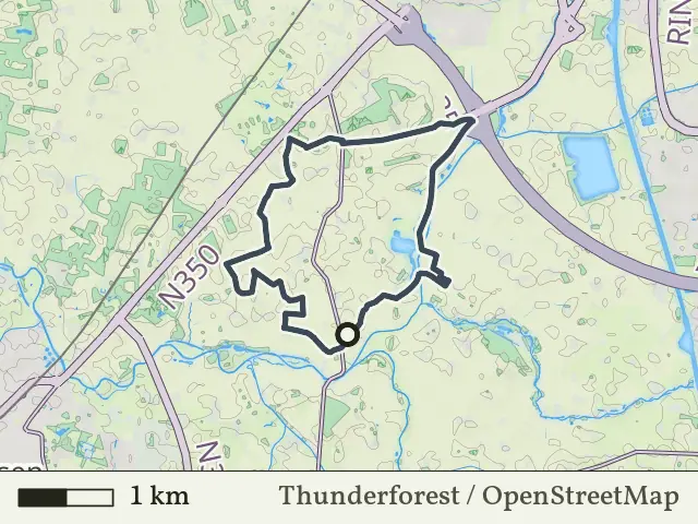 Paarse route vanaf Wisselmaat, Enter