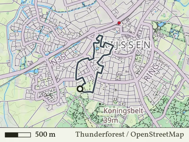 Groene route vanaf De Welle, Rijssen