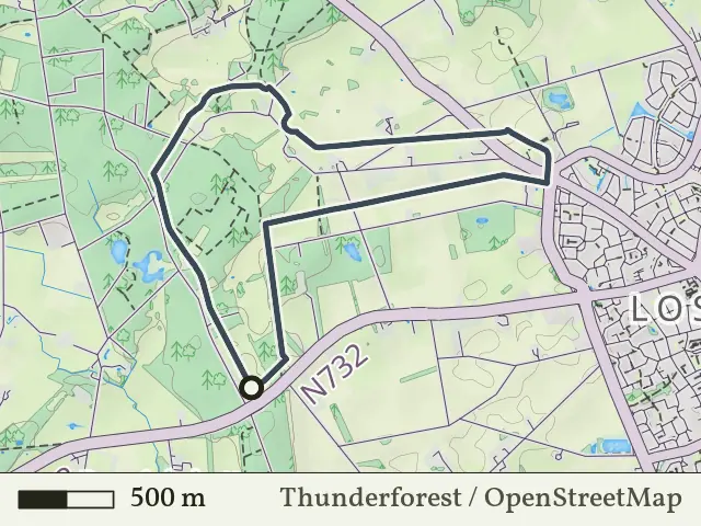 Oranje route vanaf De Tip, Enschede