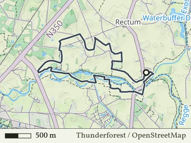 Rode route vanaf Wisselmaat, Enter