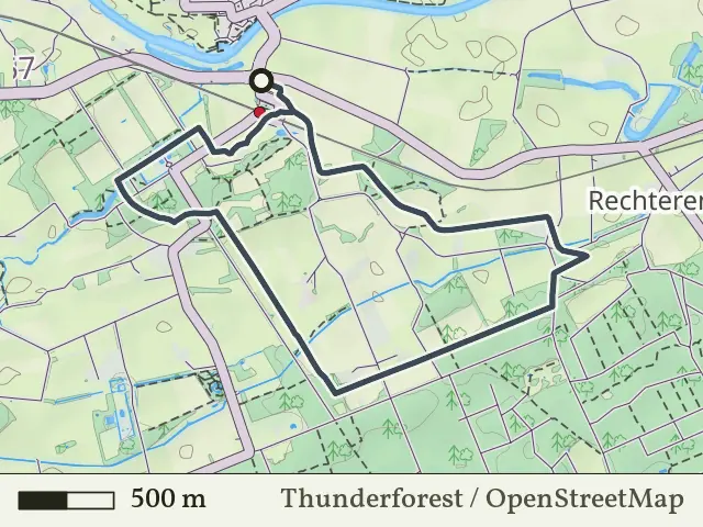 Oranje route vanaf Station Dalfsen, Dalfsen