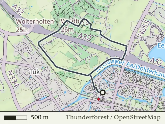 Groene route vanaf Steenwijk, Weerribben-Wieden