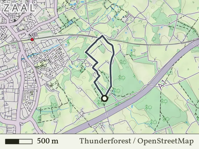 Gele route vanaf Boerskotten, De Lutte