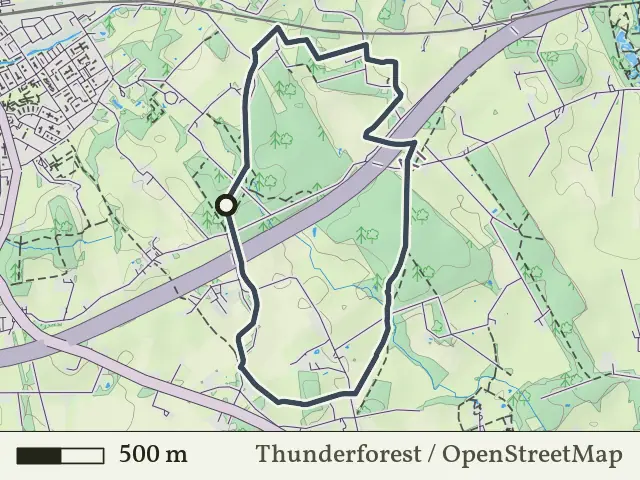 Rode route vanaf Boerskotten, De Lutte