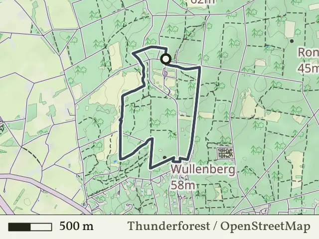 Groene route vanaf Dagrecreatieterrein, Holten