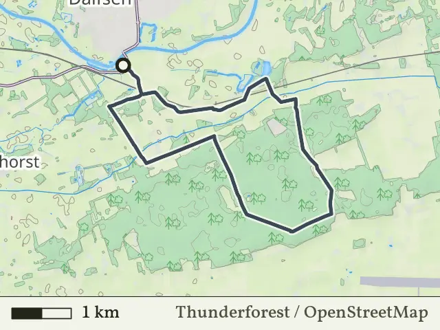 Blauwe route vanaf Station Dalfsen, Dalfsen